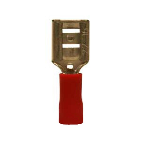 Aftermarket Female Disconnects, Insulated, Wire Size 2216, Tab Size 250, 10 Pk A-R18A-AI - main
